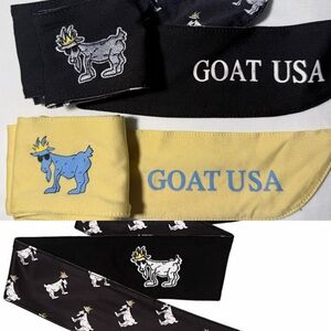 GOAT USA Black & Yellow OG Wicking Head Ties